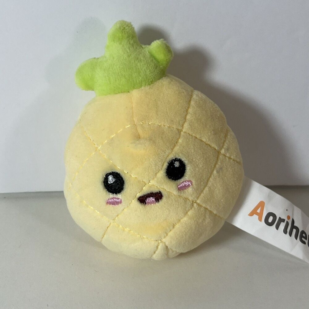 Aoriher Pineapple Plush Keychain